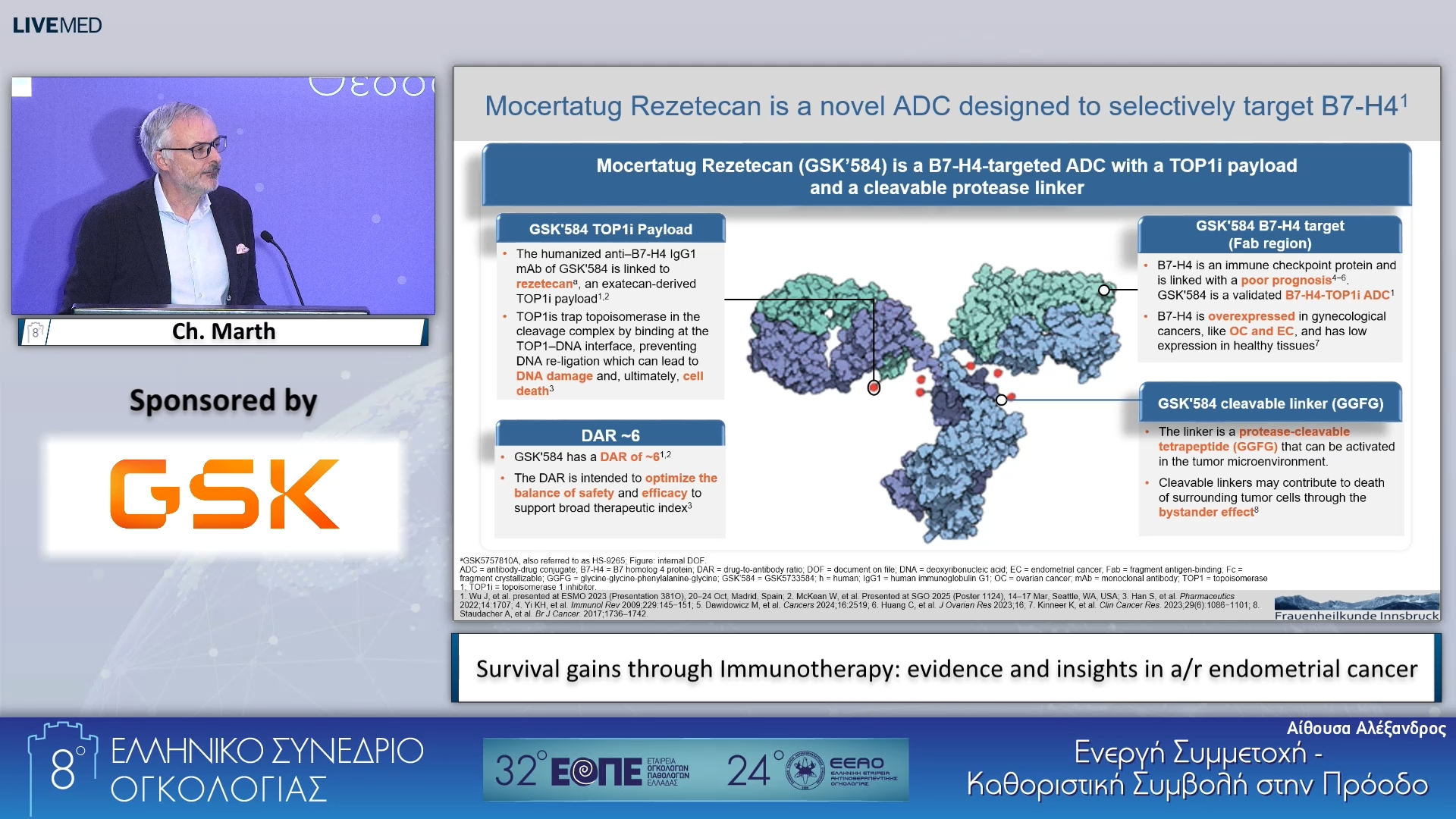 060 Ch. Marth - Survival gains through Immunotherapy: evidence and insights in a/r endometrial cancer.