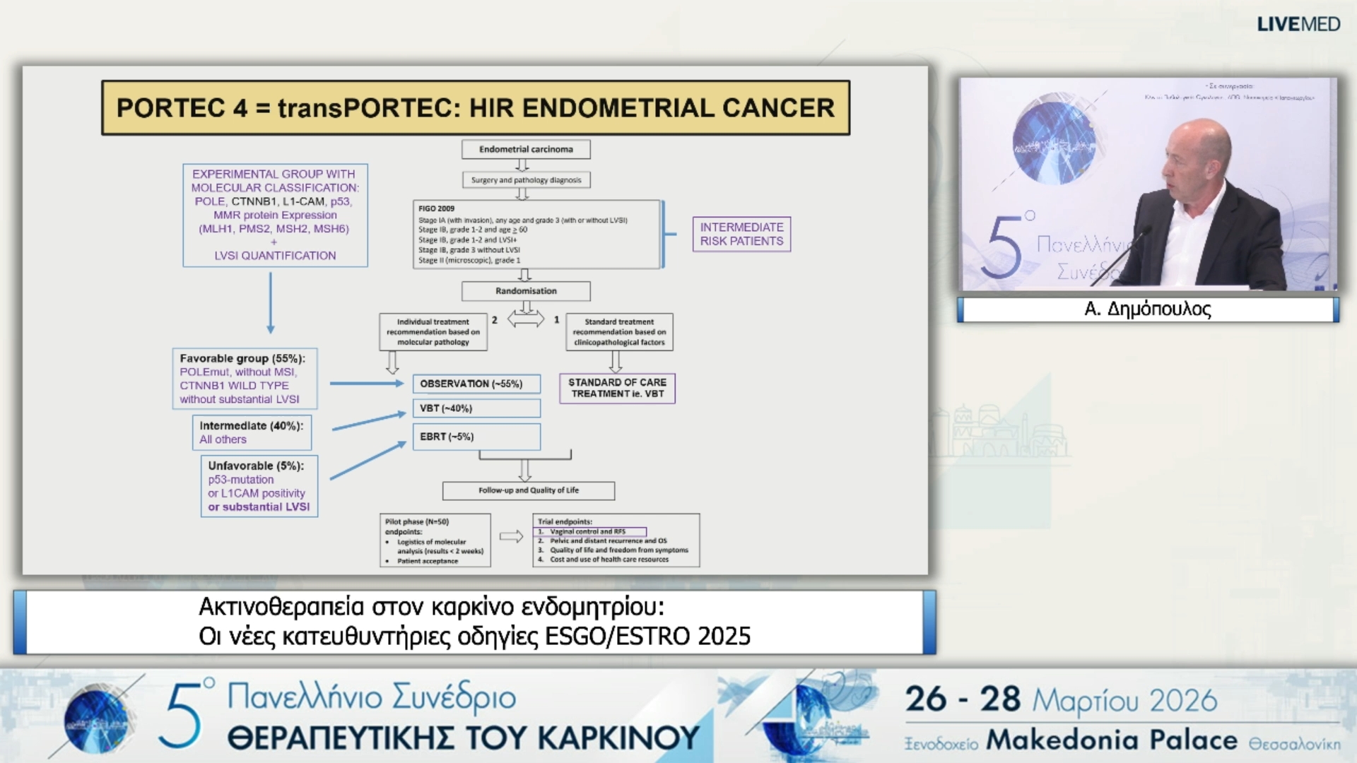 58 Α. Δημόπουλος - Ακτινοθεραπεία στον καρκίνο ενδομητρίου: Οι νέες κατευθυντήριες οδηγίες ESGO/ESTRO 2025