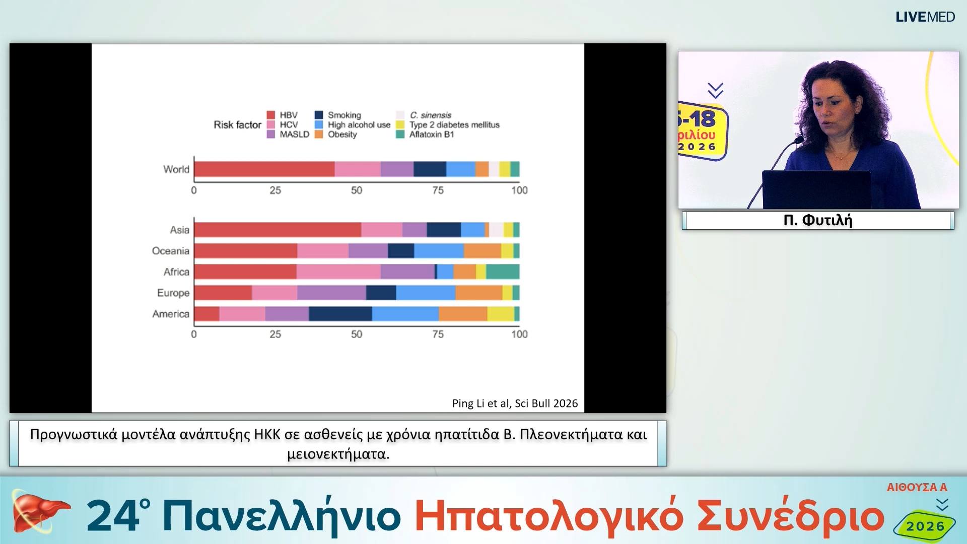 017 Π. Φυτιλή - Προγνωστικά μοντέλα ανάπτυξης ΗΚΚ σε ασθενείς με χρόνια ηπατίτιδα Β. Πλεονεκτήματα και μειονεκτήματα.