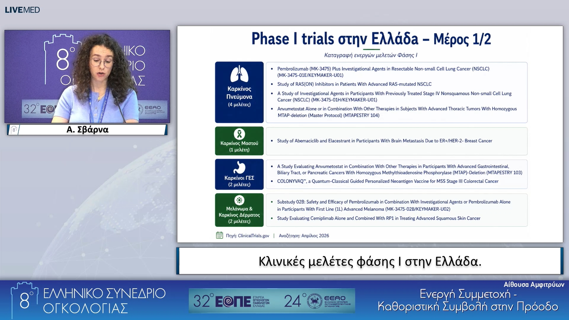 28 Α. Σβάρνα - Κλινικές μελέτες φάσης Ι στην Ελλάδα.