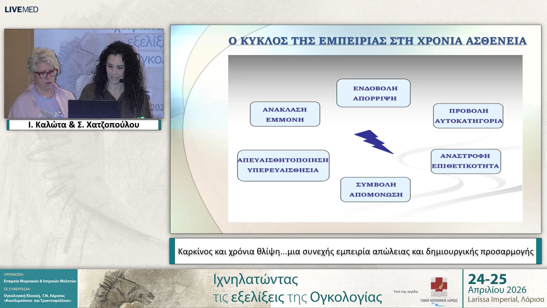 02 Ι. Καλώτα & Σ. Χατζοπούλου - Kαρκίνος και χρόνια θλίψη...μια συνεχής εμπειρία απώλειας και δημιουργικής προσαρμογής