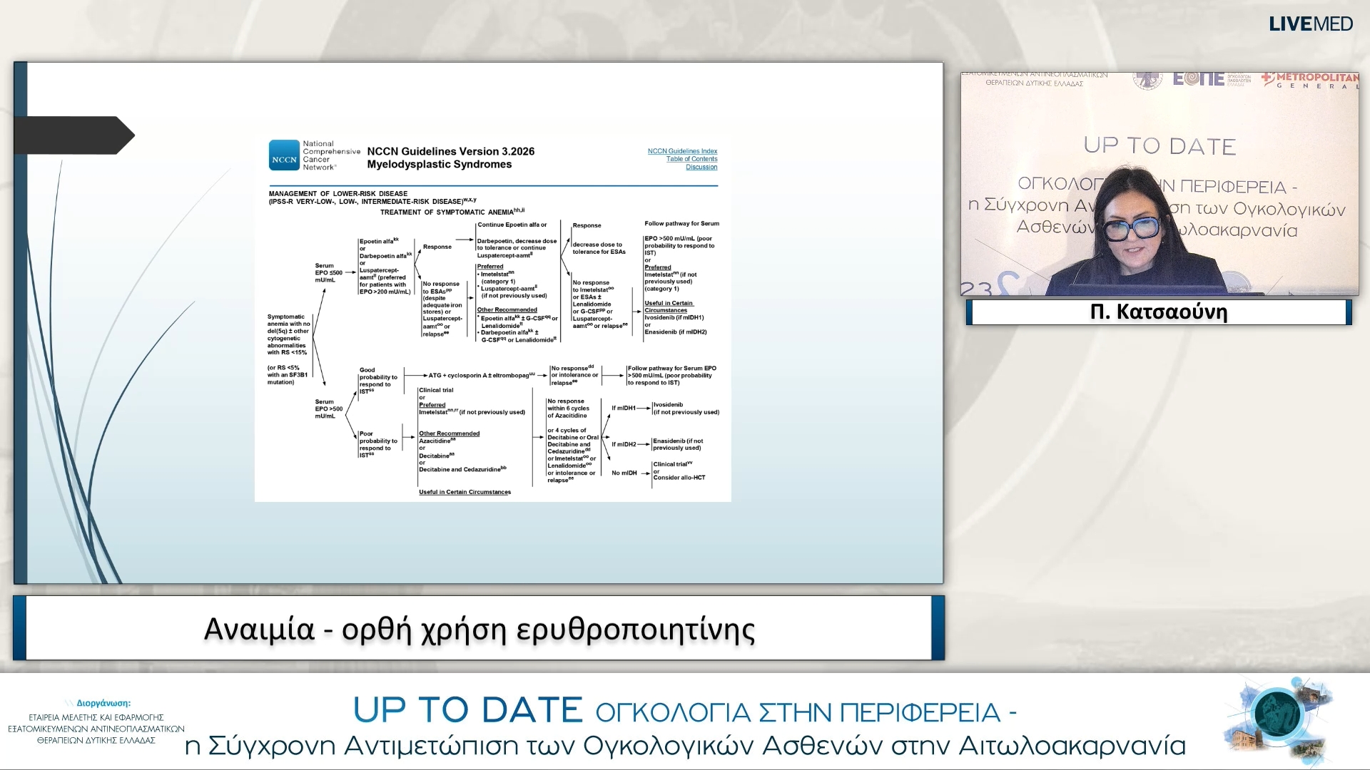 06 Π. Κατσαούνη - Αναιμία - ορθή χρήση ερυθροποιητίνης