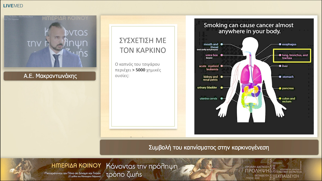 03 Α.Ε. Μακραντωνάκης - Συμβολή του καπνίσματος στην καρκινογένεση 