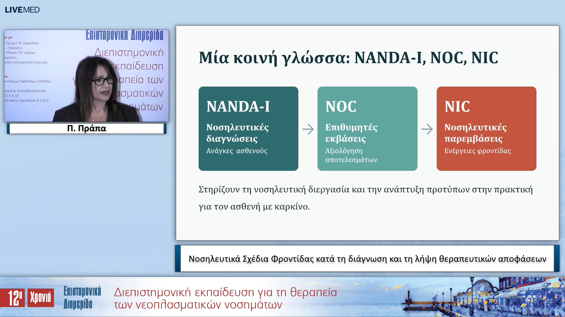 02 Π. Πράπα - Νοσηλευτικά Σχέδια Φροντίδας κατά τη διάγνωση και τη λήψη θεραπευτικών αποφάσεων 
