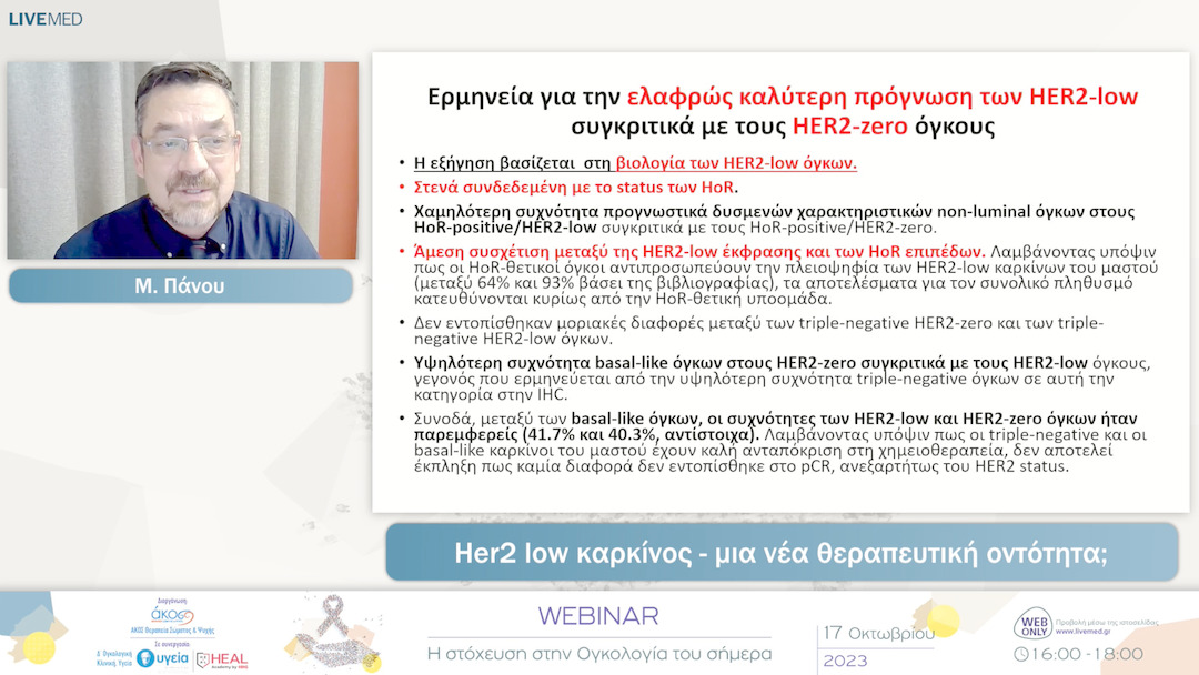 02 Μ. Πάνου - Her2 low καρκίνος - μια νέα θεραπευτική οντότητα; 