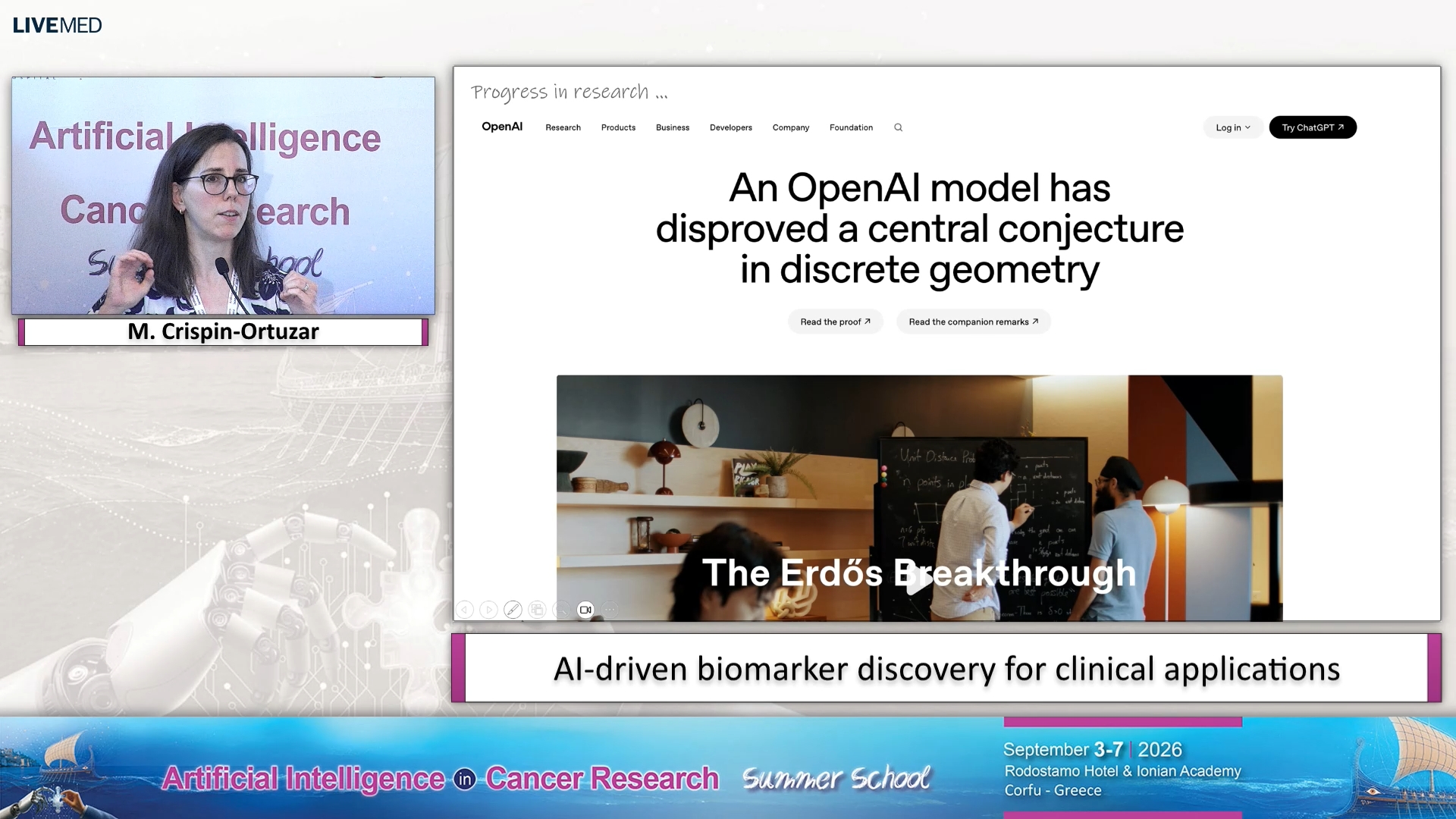 21 M. Crispin-Ortuzar  - AI-driven biomarker discovery for clinical applications