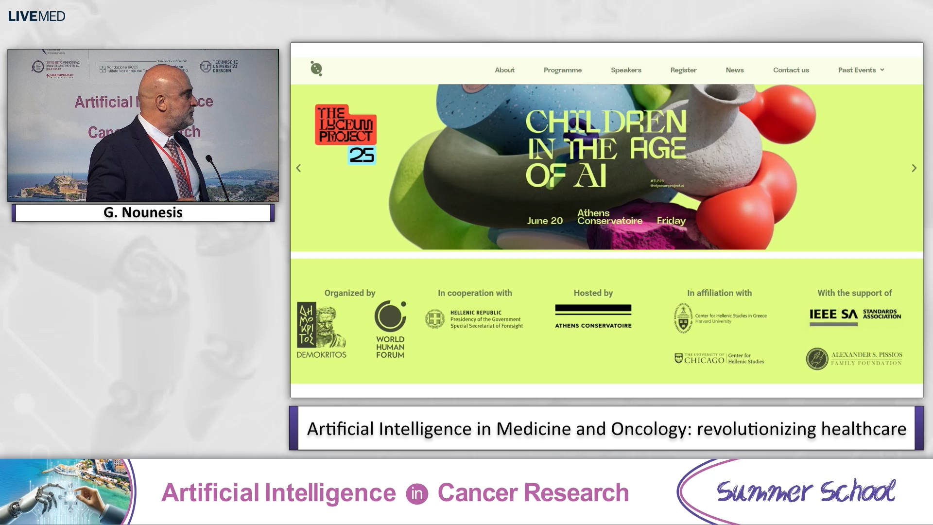 02 G. Nounesis - Artificial Intelligence in Medicine and Oncology: revolutionizing healthcare