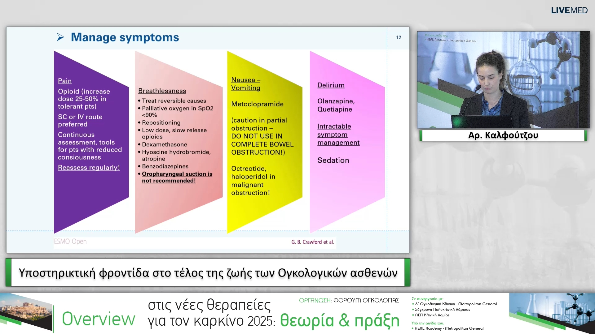 03 Αρ. Καλφούτζου - Υποστηρικτική φροντίδα στο τέλος της ζωής των Ογκολογικών ασθενών 