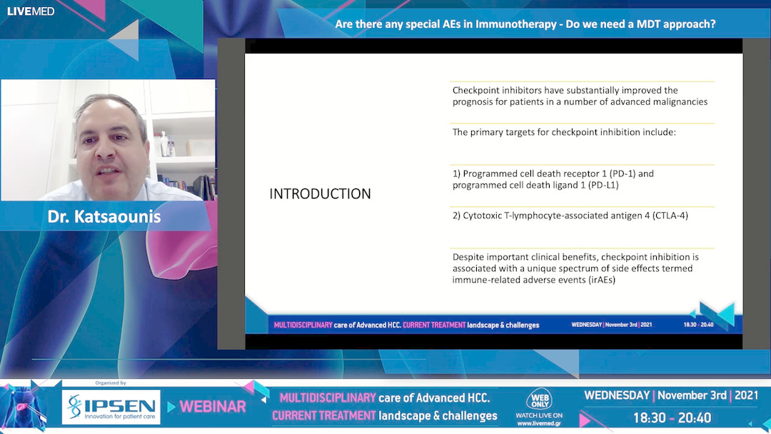 04 Dr. Katsaounis - Are there any special AEs in Immunotherapy - Do we need a MDT approach? 