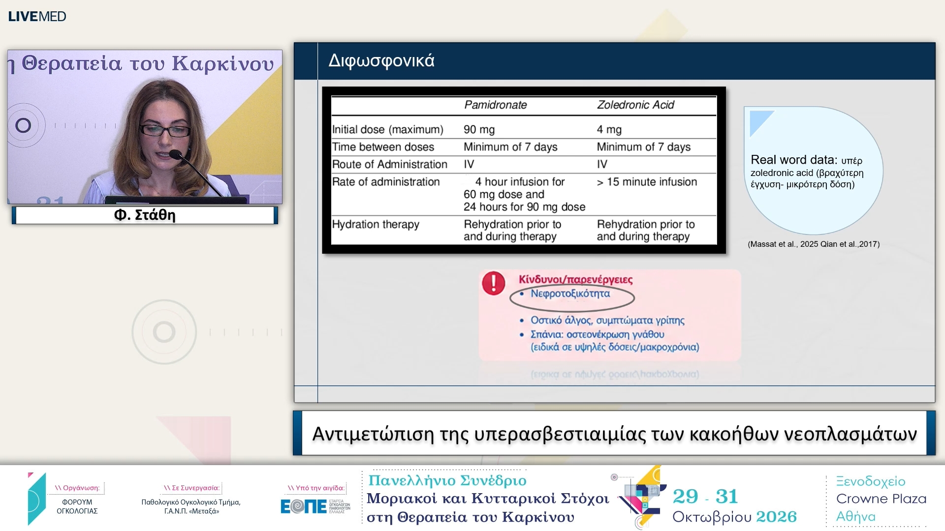 17 Φ. Στάθη  - Αντιμετώπιση της υπερασβεστιαιμίας των κακοήθων νεοπλασμάτων.