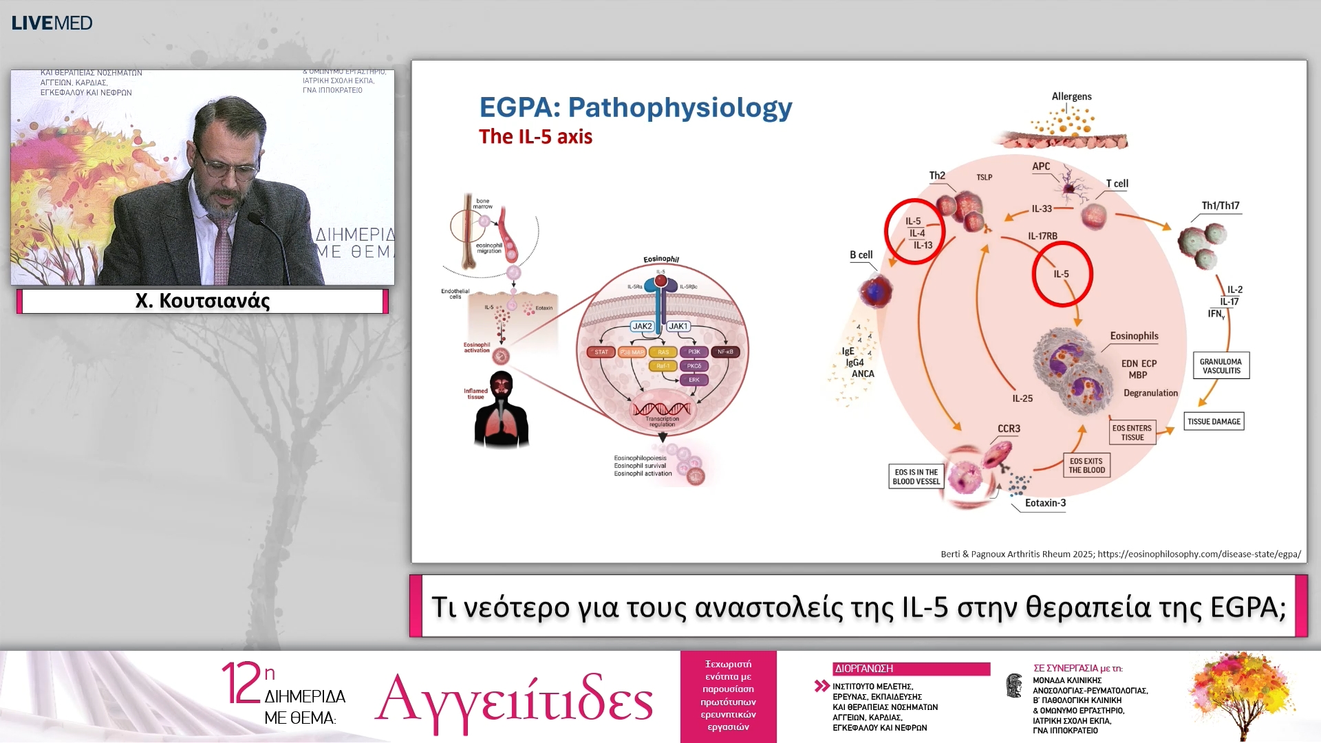 26 Χ. Κουτσιανάς - Τι νεότερο για τους αναστολείς της IL-5 στην θεραπεία της EGPA; 