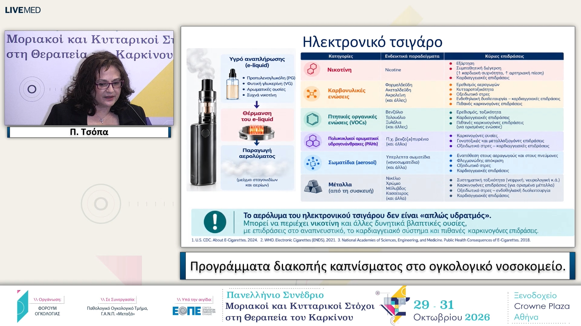 12 Π. Τσόπα - Προγράμματα διακοπής καπνίσματος στο ογκολογικό νοσοκομείο.