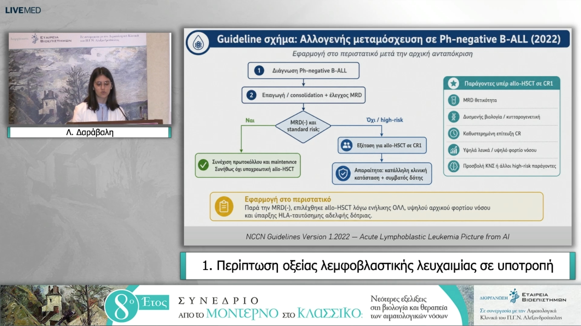 01 Λ. Δαράβαλη - Περίπτωση οξείας λεμφοβλαστικής λευχαιμίας σε υποτροπή