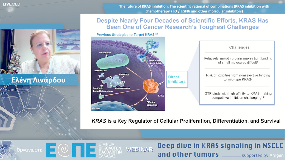 02 Ελένη Λινάρδου - The future of KRAS inhibition: The scientific rational of combinations (KRAS inhibition with chemotherapy / IO / EGFRi and other molecular inhibitors) 