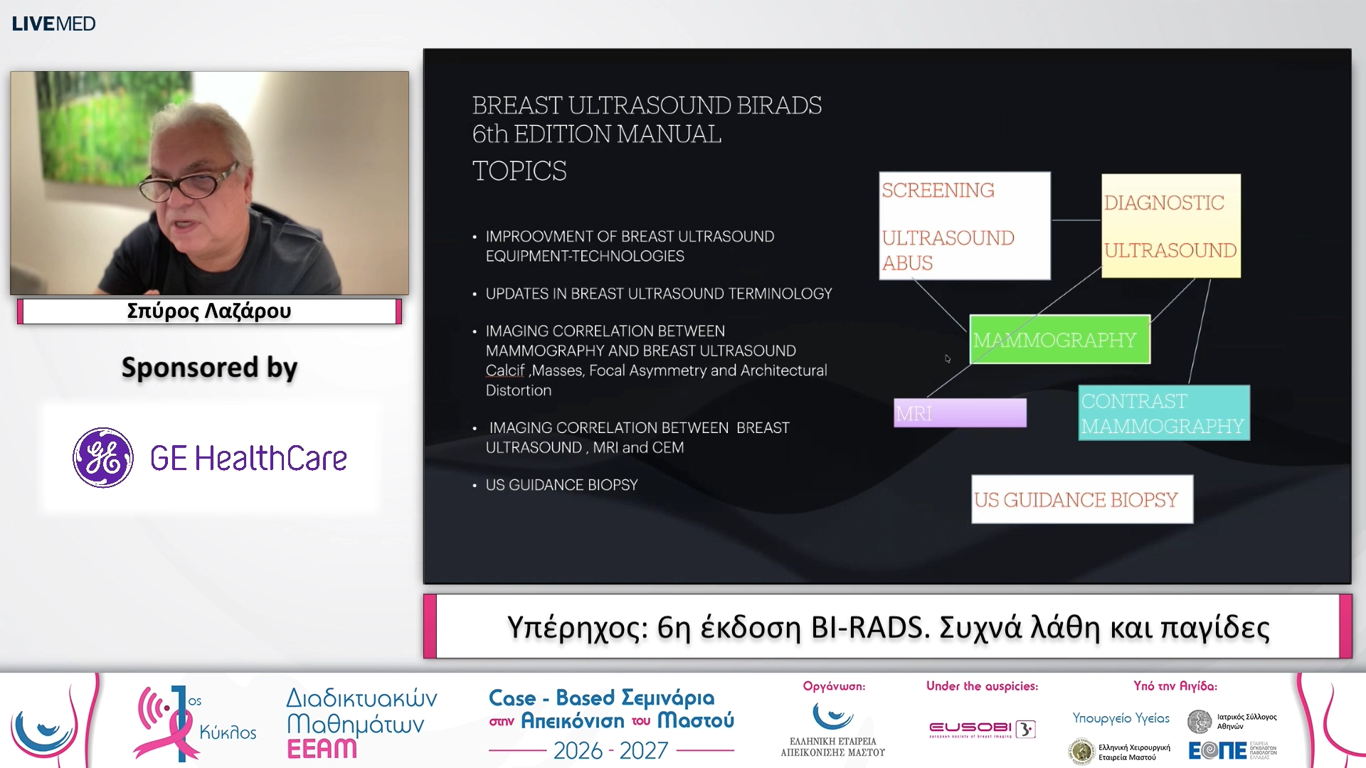 04 Σπύρος Λαζάρου - Υπέρηχος: 6η έκδοση BI-RADS. Συχνά λάθη και παγίδες 