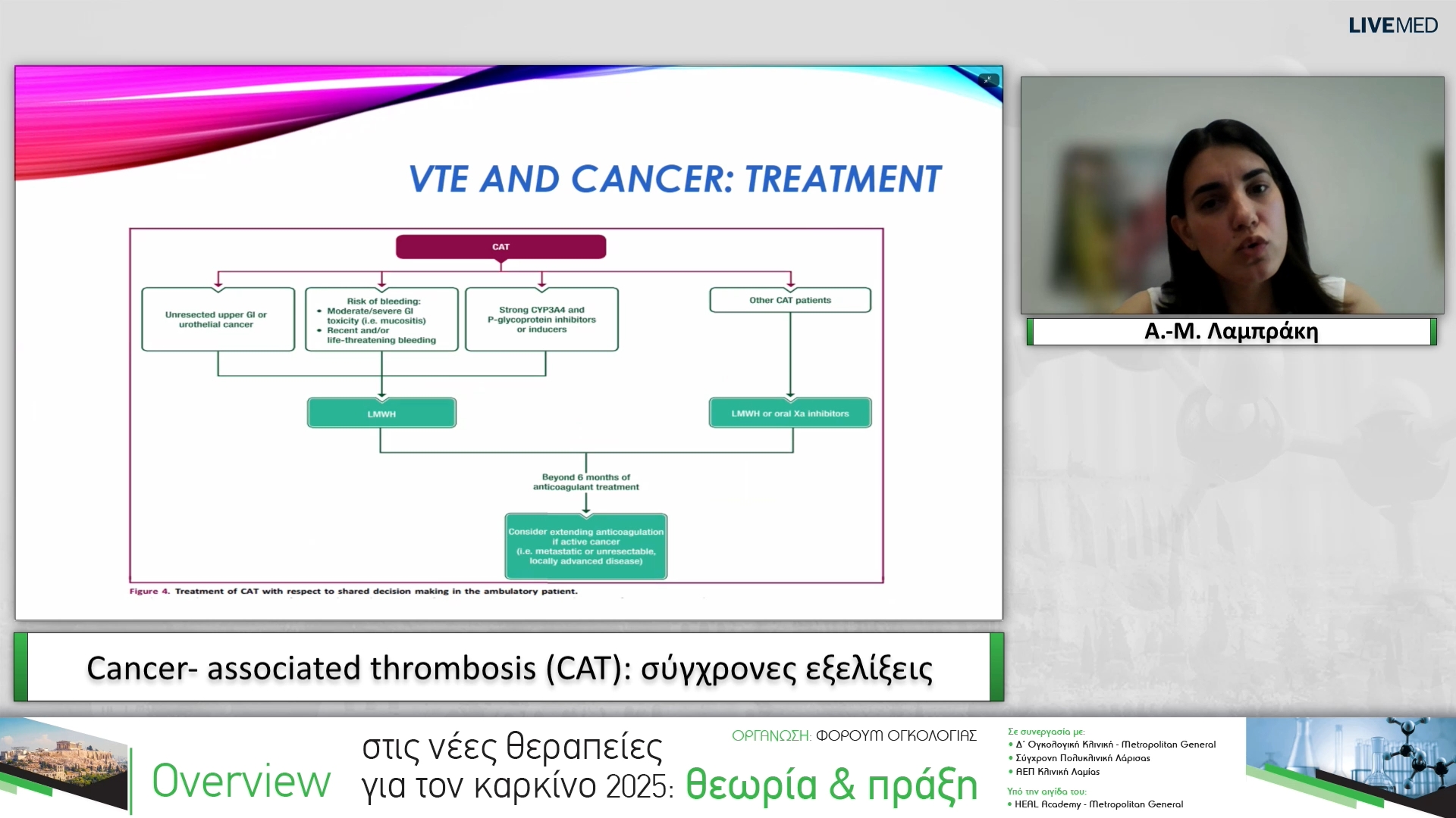 01 Α.-Μ. Λαμπράκη - Cancer- associated thrombosis (CAT): σύγχρονες εξελίξεις