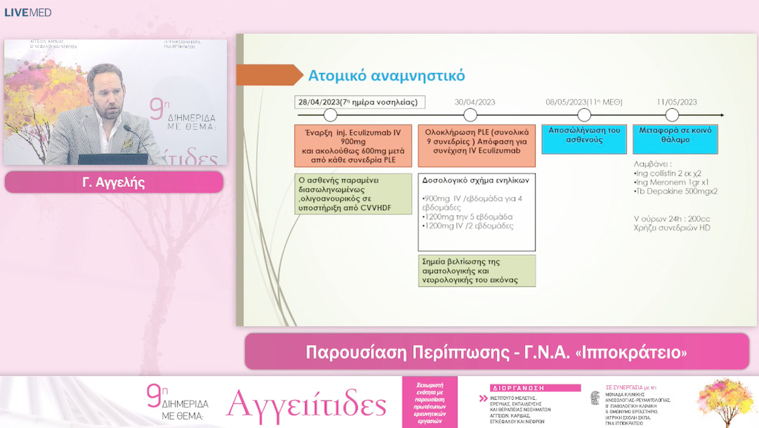 32 Γ. Αγγελής - Π. Γιάννου -Παρουσιαση - Συζητηση Περιπτωσεων Ασθενων Με Αγγειιτιδες