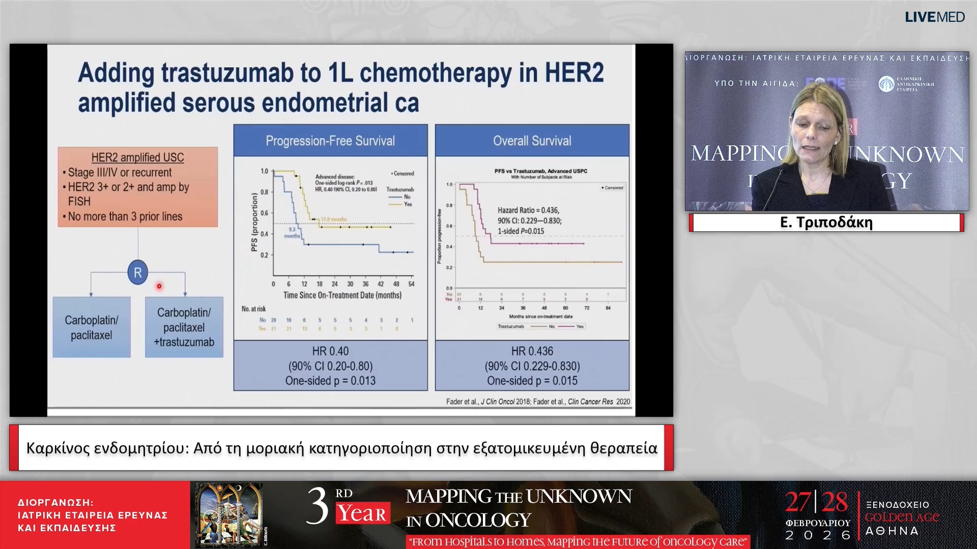 01 Ε. Τριποδάκη - Καρκίνος ενδομητρίου: Από τη μοριακή κατηγοριοποίηση στην εξατομικευμένη θεραπεία