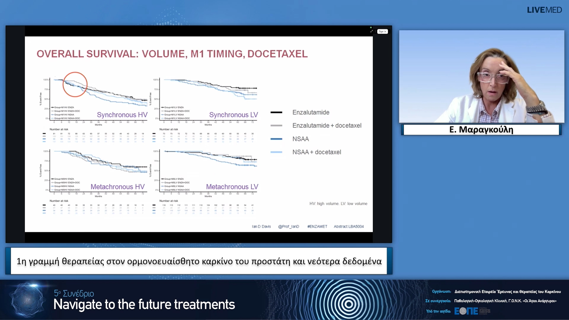 09 Ε. Μαραγκούλη - 1η γραμμή θεραπείας στον ορμονοευαίσθητο καρκίνο του προστάτη και νεότερα δεδομένα.
