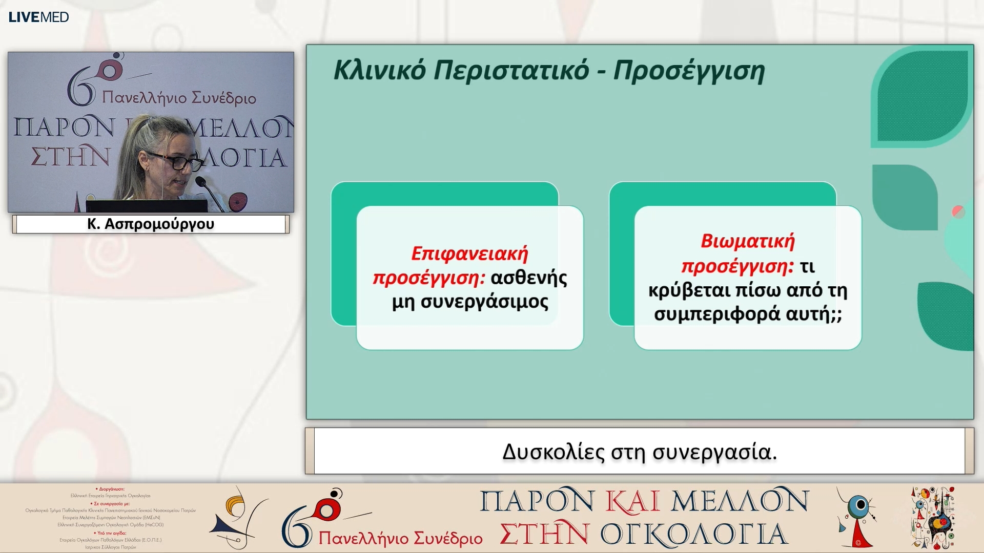 06 Κ. Ασπρομούργου - Δυσκολίες στη συνεργασία.